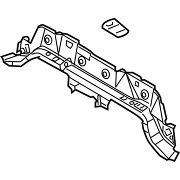 Ford 8S4Z-54107A94-A Cross Member Assembly - Rear