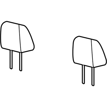Lincoln 6L3Z-16611A08-AA Head Rest Assembly