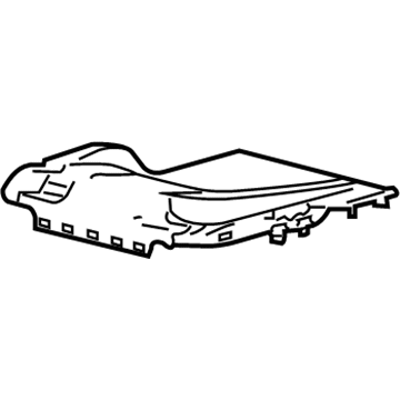 8L3Z-1863101-A Ford Seat Frame, Front Driver Side Illustration 1 of 1