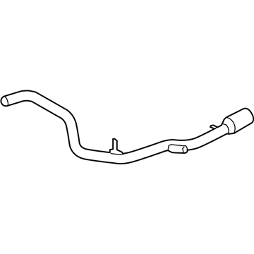 Ford HL3Z-5202-A Extension - Exhaust Pipe