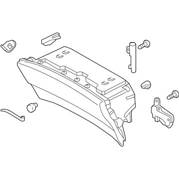 Lincoln MKX Glove Box - HA1Z-58060T10-BA
