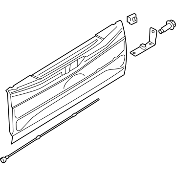 NL3Z-9940700-C Ford Tailgate Assembly Illustration 1 of 1