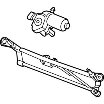 Ford EK4Z-17566-A Arm And Pivot Shaft Assembly
