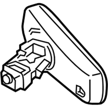 Lincoln DU5Z-17700-S Mirror Assembly - Rear View - Inner