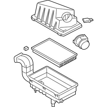 Ford 2M5Z-9600-AA Cleaner Assembly - Air