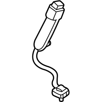 Ford 1L7Z-7861203-BAC Seat Belt Assembly