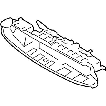 Ford D2BZ-8312-A Upper Deflector, Front D2BZ-8312-A Ford Upper Deflector, Front Illustration 1 of 1