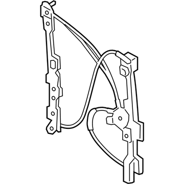 Lincoln JL1Z-7823208-A Regulator - Window - Less Motor