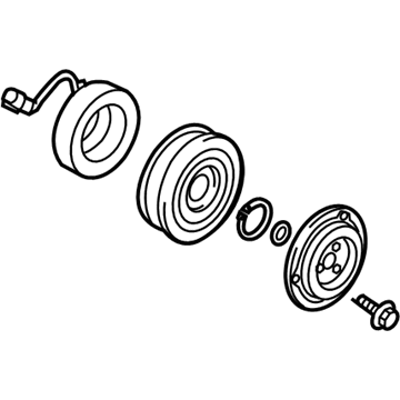 Ford BR3Z-19D784-A Pulley - Compressor