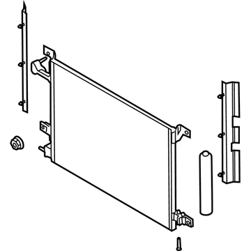 Ford BR3Z-19712-A Condenser Assembly