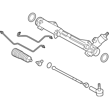 Ford 9R3Z-3504-BRM Remanufactured Gear Assembly - Steering