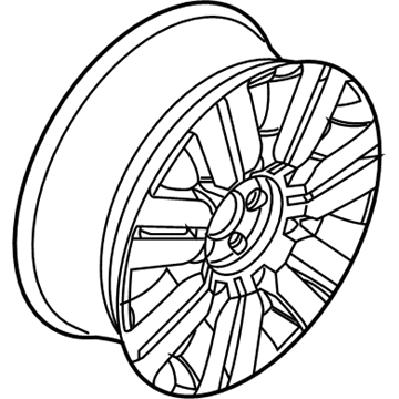 Lincoln MKX Spare Wheel - 9A1Z-1007-A
