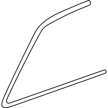 6W7Z-5420550-AA Ford Reveal Molding, Front Passenger Side Illustration 1 of 1