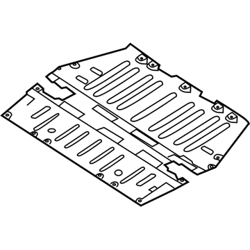 CV6Z-10757-B Ford Heat Shield Illustration 1 of 1
