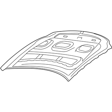 Lincoln 4L3Z-16612-AA Hood Assembly