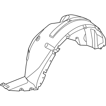 Ford BB5Z-16103-E Guard - Front Splash