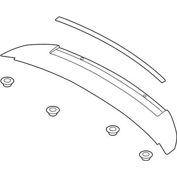 Ford AR3Z-6344210-BB Kit - Rear Spoiler
