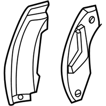 Ford 2U2Z-2V200-BB Kit - Brake Shoe And Lining