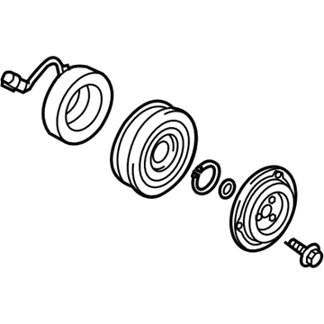 Ford BR3Z-19D784-C Pulley - Compressor
