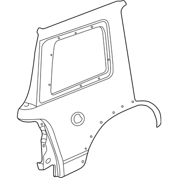 Lincoln 3C5Z-7827840-AA Panel - Quarter - Outer