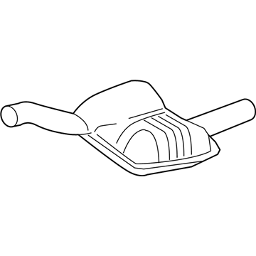 Ford 3S4Z-5A289-AA Muffler Assembly - Rear