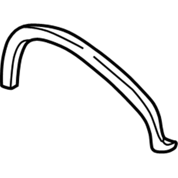 YL3Z-8429164-APTM Ford Wheel Opening Molding, Rear Passenger Side Illustration 1 of 1