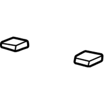 F65Z-99290D90-AAA Ford Upper Molding Plug Illustration 1 of 1