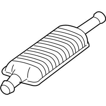 Ford 5L8Z-5230-BA Muffler Assembly - Front