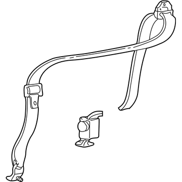 Ford 3C3Z-28611B68-AAB Seat Belt Assembly