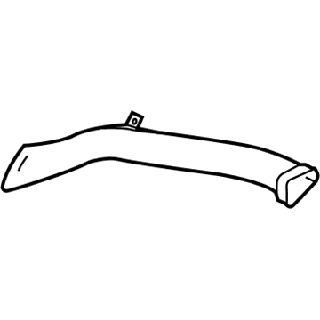 Lincoln AH6Z-19E630-A Duct Assembly - Air Conditioner