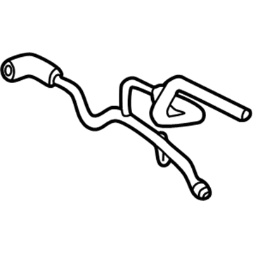 Ford Thunderbird Water Hose - 3W4Z-8C289-AA