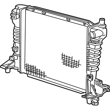 Ford H2MZ-8005-AA Radiator Assembly