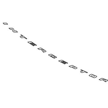 Ford EG1Z-5442528-C Ornament - Trim Panel