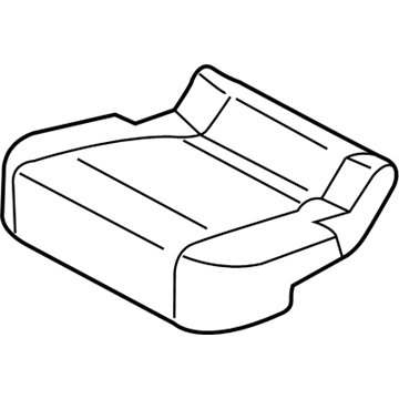 Ford KL3Z-1663804-EB Cover Assembly - Rear Seat Cushion