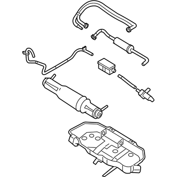 Ford 7R3Z-9D653-C Cannister - Fuel Vapour Storage