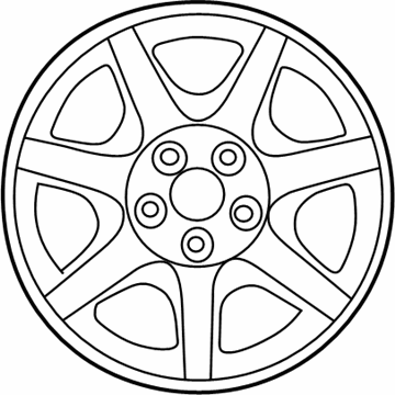 Mercury 4F1Z-1007-BA Wheel Assembly