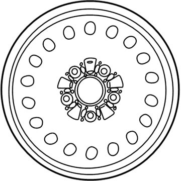 Mercury YF1Z-1007-FA Wheel Assembly