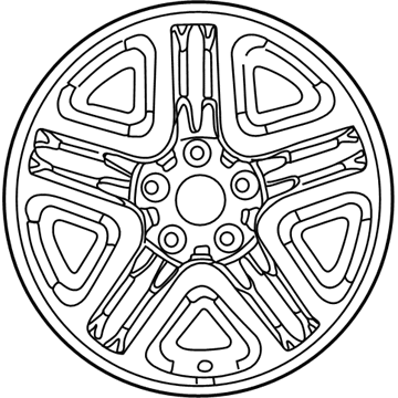 Mercury 2F4Z-1007-AA Wheel Assembly