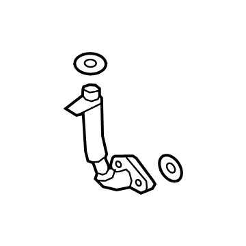 Ford K2GZ-6L092-B Tube Assembly - Drain K2GZ-6L092-B Ford Tube Assembly - Drain Illustration 1 of 1