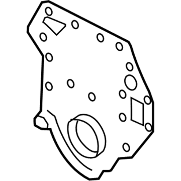 Ford F4TZ-6019-A Cover Assembly - Cylinder Block Front