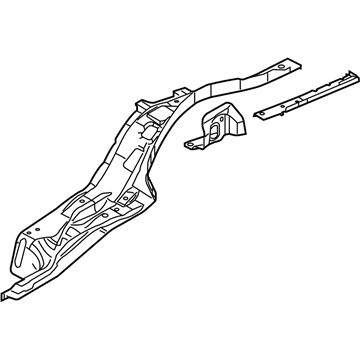 Ford BB5Z-7810125-A Closing Plate, Rear Driver Side BB5Z-7810125-A Ford Closing Plate, Rear Driver Side Illustration 1 of 1