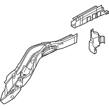 Ford BB5Z-7810457-A Outer Rail, Rear Driver Side BB5Z-7810457-A Ford Outer Rail, Rear Driver Side Illustration 1 of 1