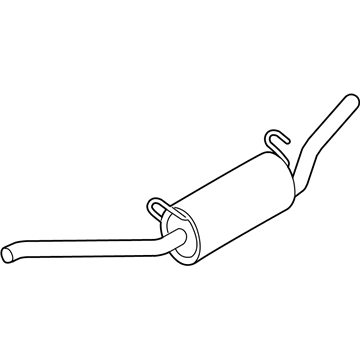 Ford 9T1Z-5230-A Muffler Assembly - Front