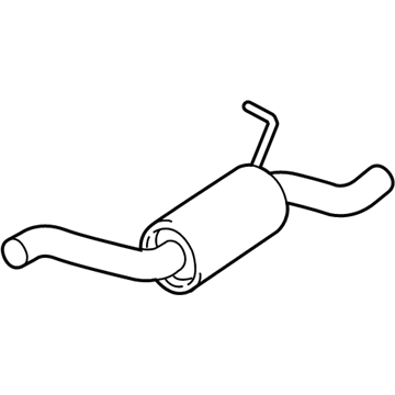 Ford 9T1Z-5A289-A Muffler Assembly - Rear
