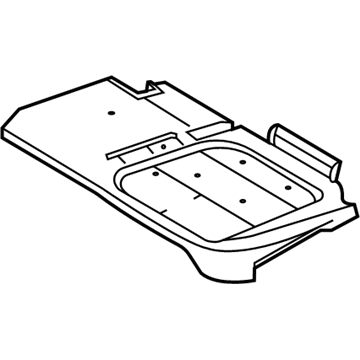 Ford LJ6Z-7863841-L Pad - Rear Seat Cushion LJ6Z-7863841-L Ford Pad - Rear Seat Cushion Illustration 1 of 1
