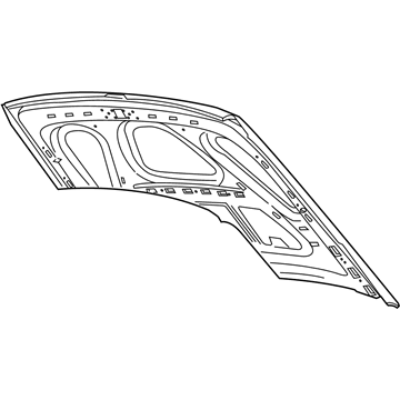 Ford 6W7Z-16612-A Hood Assembly