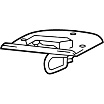 Ford 6W1Z-16K689-A Striker Assembly - Hood Lock