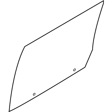 Ford 8A8Z-7425712-A Glass - Rear Door
