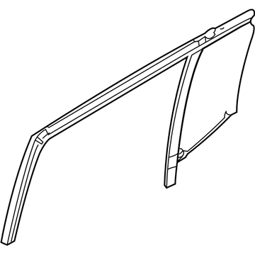 Ford 8A8Z-7425766-A Run Assembly - Glass