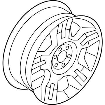 Ford 7L3Z-1007-K Wheel Assembly
